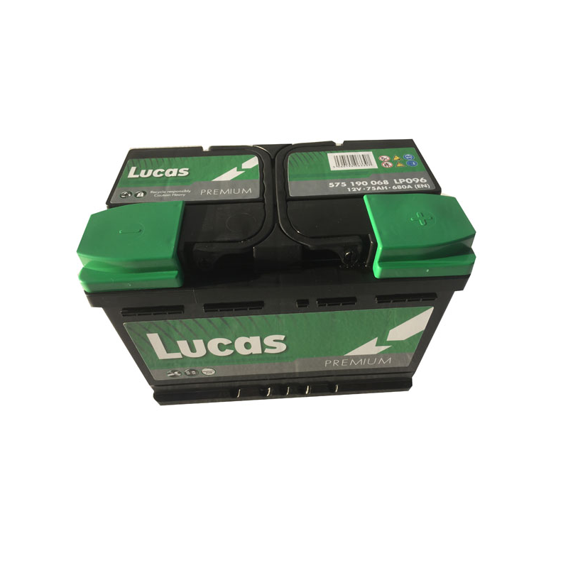 Batterie auto L2 12v 60ah 540A LUCAS LP027 (D , batterie de démarrage auto,  VL, voiture, sans bouch